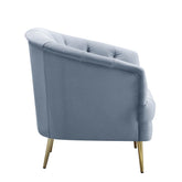 Bayram Light Gray Velvet Sofa Model LV00207 By ACME Furniture